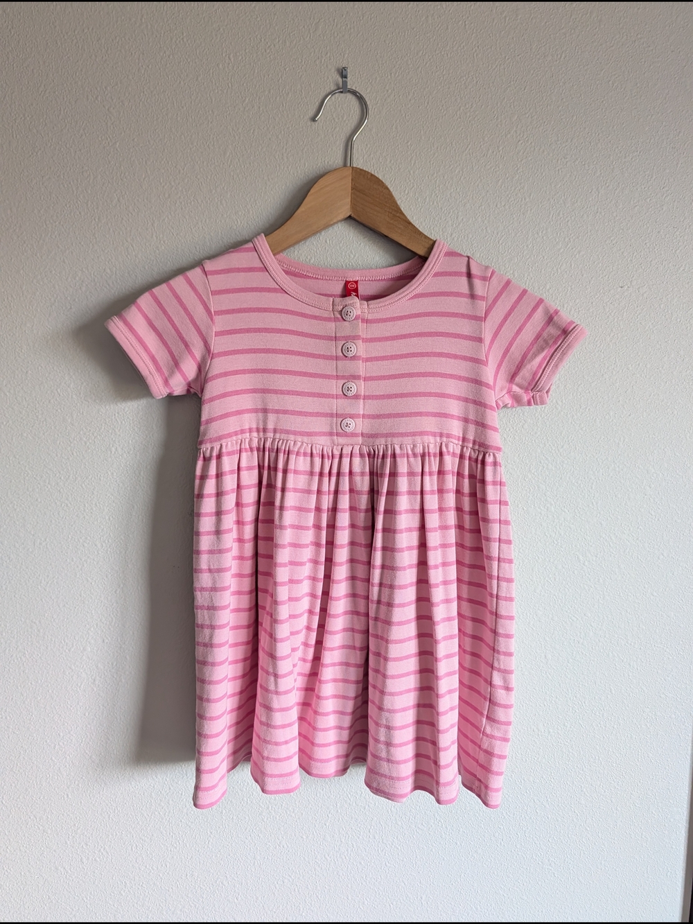 Hanna Andersson Classic Girls' Pink Play Set (Dress + Bottoms)